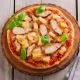 Most Popular Hawali with Pineapple, chicken Pizza In Koh, Samui Thailand